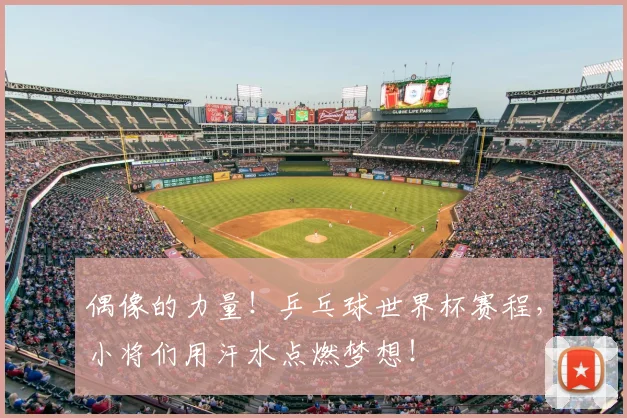 偶像的力量!乒乓球世界杯赛程,小将们用汗水点燃梦想!