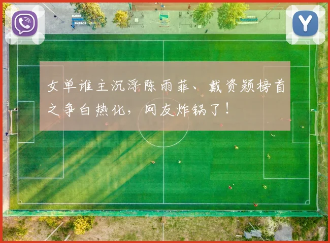 女单谁主沉浮陈雨菲、戴资颖榜首之争白热化,网友炸锅了!