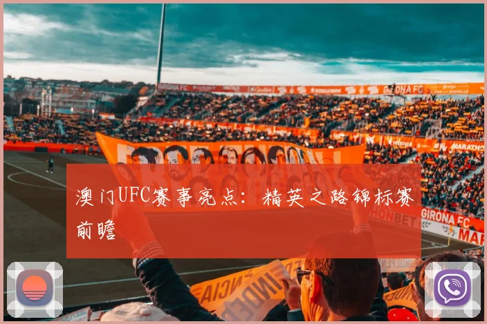 澳门UFC赛事亮点：精英之路锦标赛前瞻